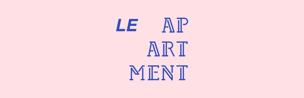 Le Apartment — identidad LE AP ART MENT